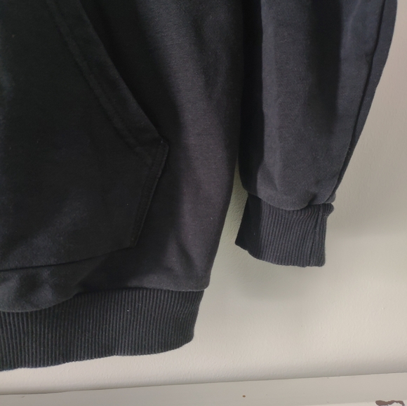 Adidas black oversized hooded sweater with large front logo - S - Picture 7 of 12